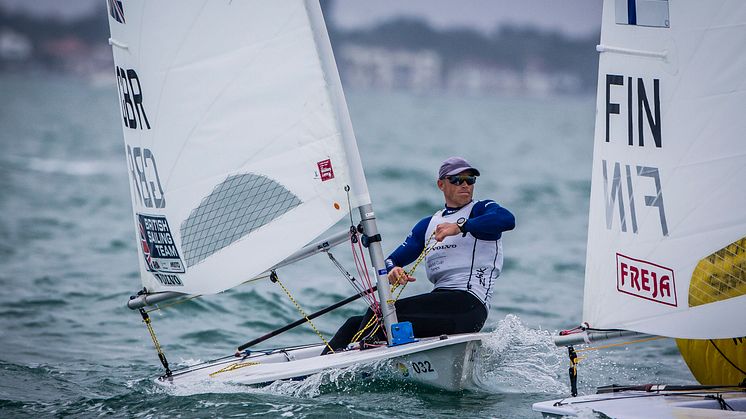 Hi-res image - Raymarine - Team GB's Nick Thompson is one of the world's best sailors in the Laser Class