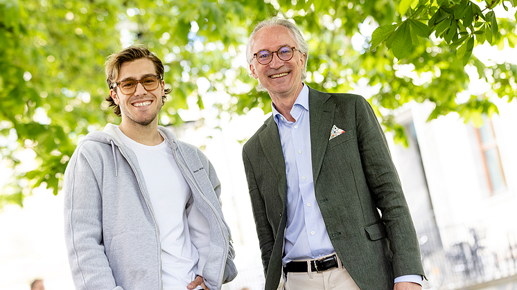 Benjamin Ingrosso och Stefan Forsberg. Foto: Yanan Li