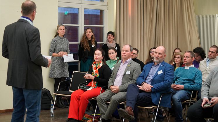 Am 4.12. fand die Abschlussveranstaltung des Projekts „TH Wildau Sustainable Mobility Academy“ an der Wildauer Hochschule statt, das zwei Jahre lang Maßnahmen rund um nachhaltige Mobilität und Internationalisierung fokussierte.(Bild: Mareike Rammelt)