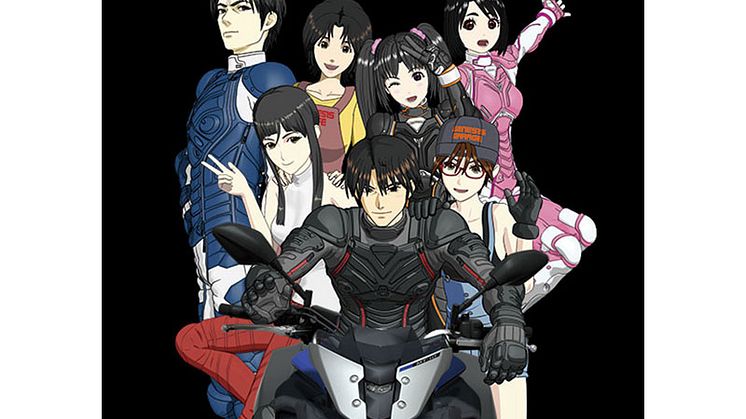 Main characters of the anime