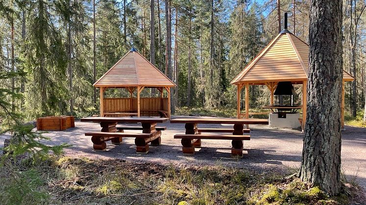 Ny grillplats i Kronoparksskogen