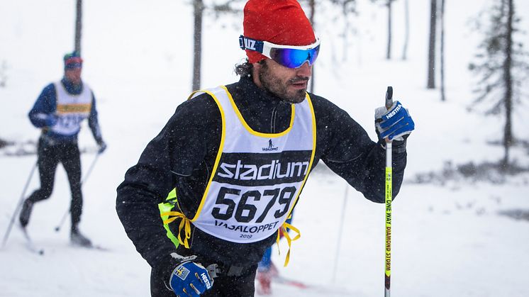 Prins Carl Philip i Vasaloppet 2019