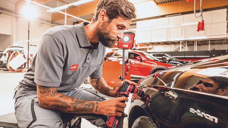 Perfekt för spot repairs, slipning och polering!