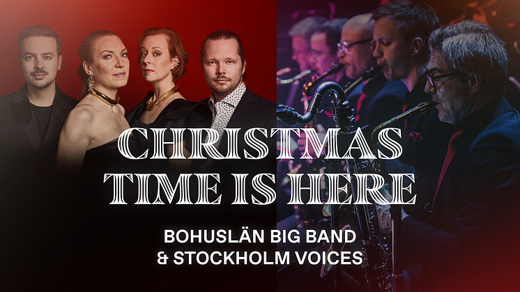 Bohuslän Big Band åker på julturné med Stockholm Voices.