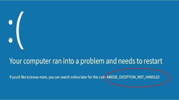 Wie man den Kmode Exception Not Handled Fehler behebt
