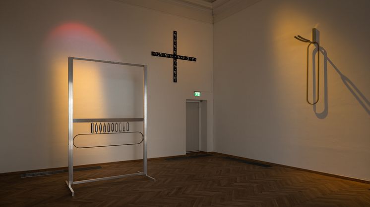 Lea Porsager, BARE EXCITATION, 2020. CALIBRATION CROSS, 2020. O LICK FORK, 2020. 