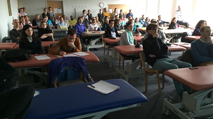 VOD informiert Osteopathieschüler am College Sutherland in Hamburg