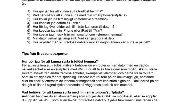 Tomten lämnar svenskarna i teknikkaos