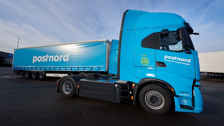 PostNord-trækker på biogas