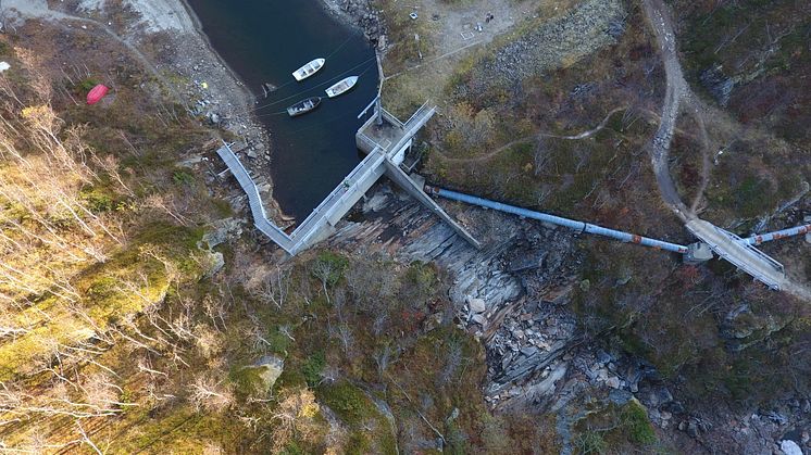 Rismålsvatnet i Sørfold kommune i Nordland