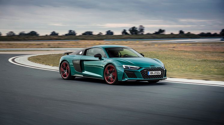 Audi R8 green hell (Tiomangrøn)