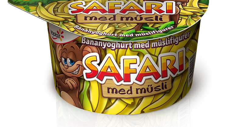 Safari müsliyoghurt med banan