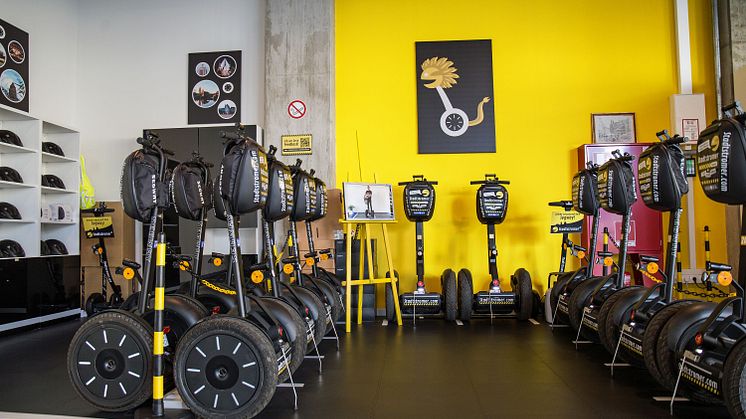 Segways im Geschäft 