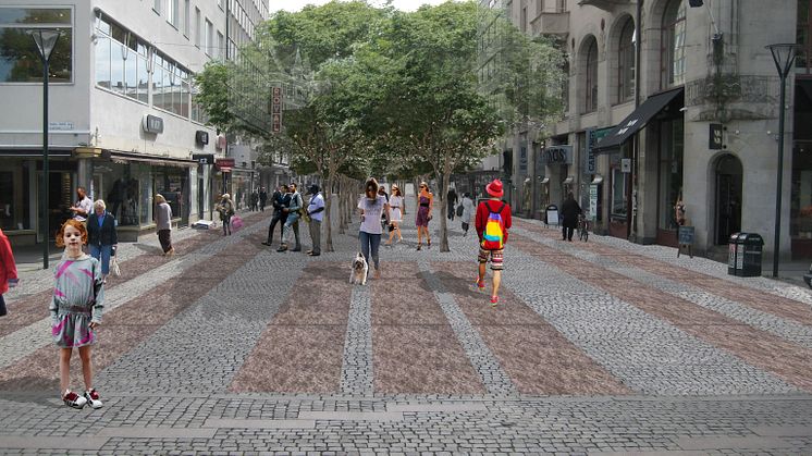 Central gågata får ett ansiktslyft