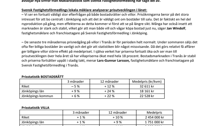 Mäklare i Jönköping: ”Stor brist på bostadsrätter i centrala Jönköping”