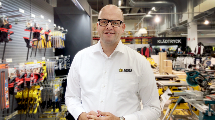 Geir Thomas Fossum, CEO på Beijer Byggmaterial.