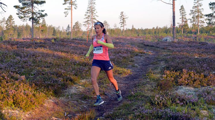 Jasmine Nunige, Schweiz. Ultravasan 2015. 90 km. Sälen - Mora.