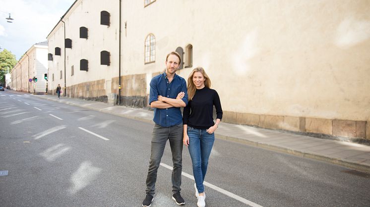 Pressbild Nils von Heijne och Ebba Hallin