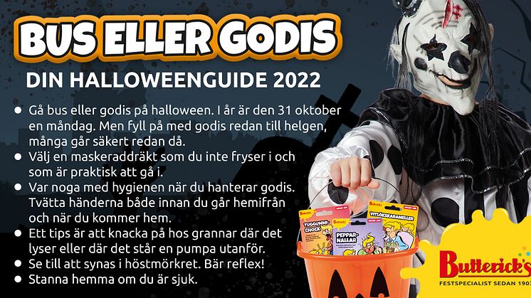 Guide för bus eller godis 2022