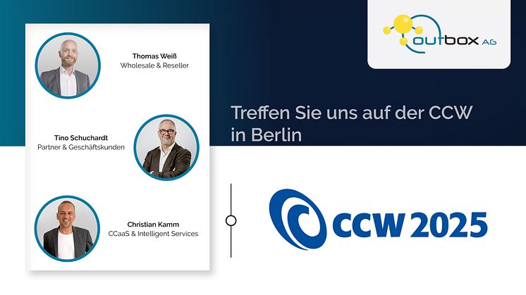 Thomas Weiß, Tino Schuchardt und Christian Kamm auf der CCW in Berlin
