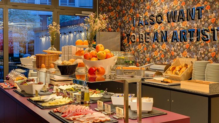 Das Frühstückbuffet
