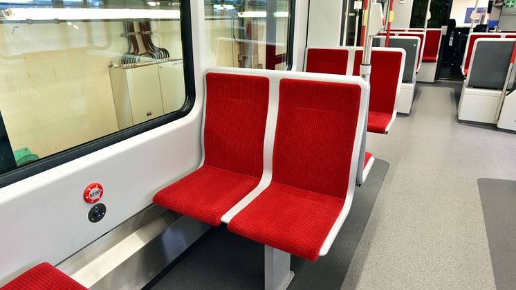 Innenraum neuer B-Wagen (3):die neuen Sitzeie Sitze 2