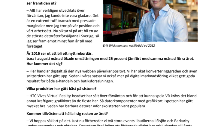 ”Fem år är bara början”