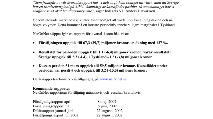 NetOnNet ökar satsningen i Tyskland
