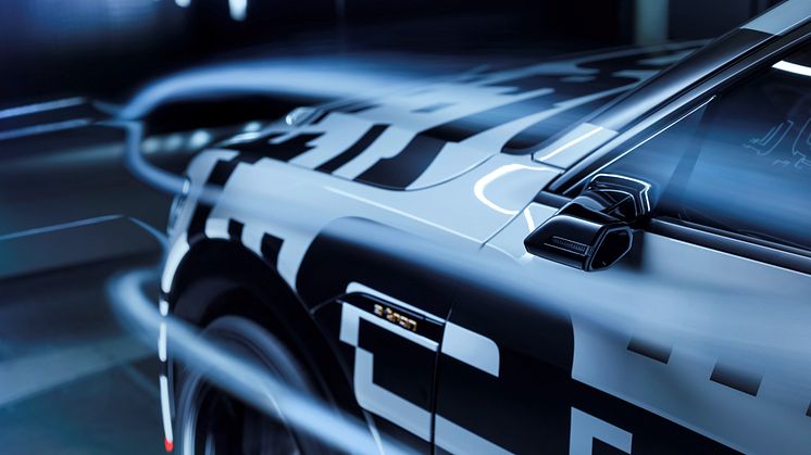 Audi e-tron med virtuelle sidespejle