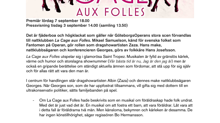 La Cage aux Folles 