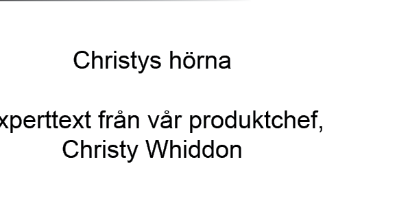 Christys hörna, mars 2014