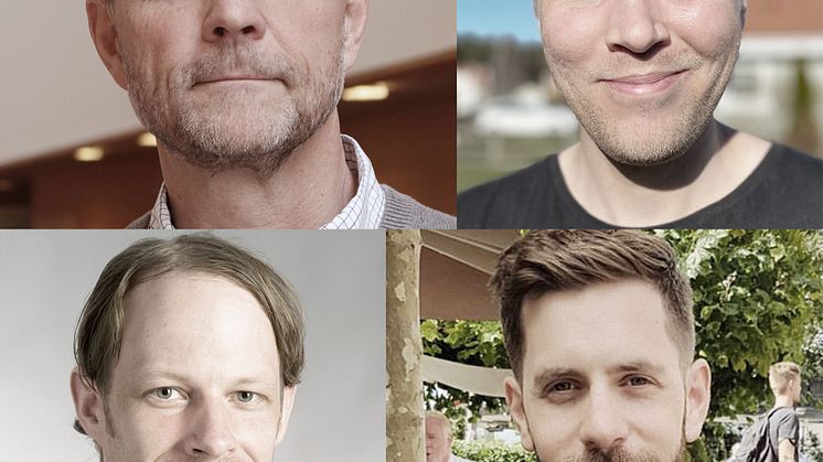 Anders Larsson, André Kelkkanen, Johan Gustavsson och Erik Haglund