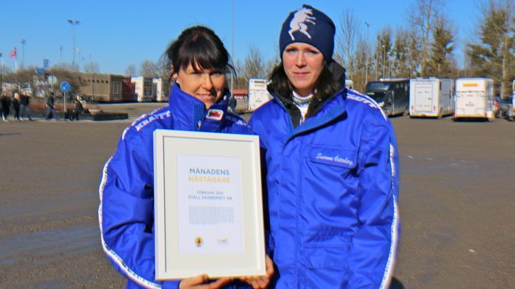 Månadens hästägare februari 2015 - Stall Saxberget AB