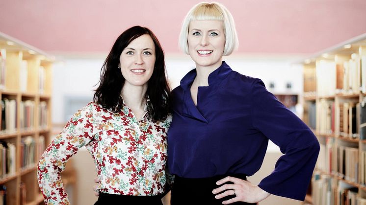 Marielle Sundin och AnnaCarin Löfgren driver inkubatorbolaget High Coast Pop Out i Härnösand