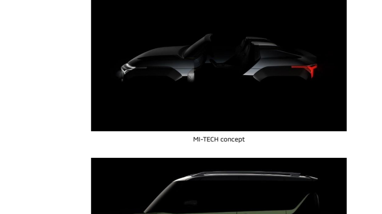 Mitsubishi Motors med to nye konsepter til Tokyo Motorshow