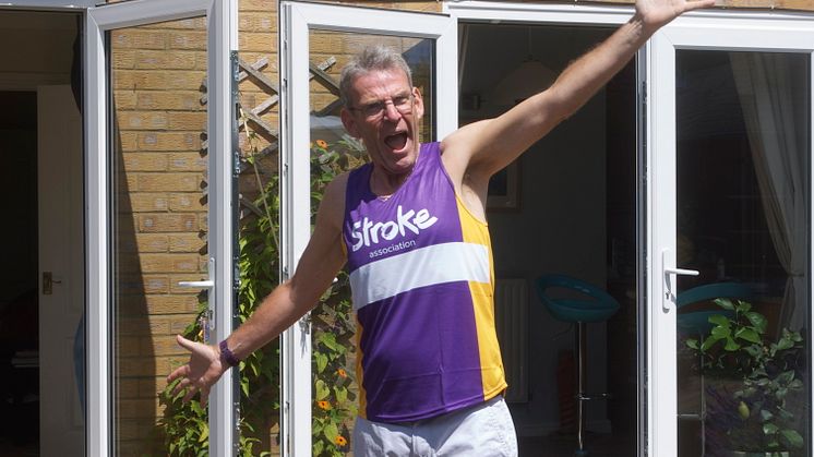 Eastleigh stroke survivor goes the extra mile for the Stroke Association
