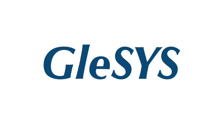 GleSYS logotyp för tryck