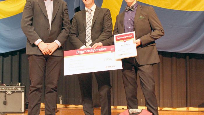 Stipendieutdelning på Hahrska gymnasiet 