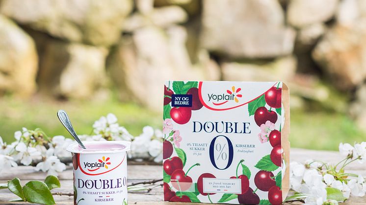 Yoplait Double 0% Kirsebær
