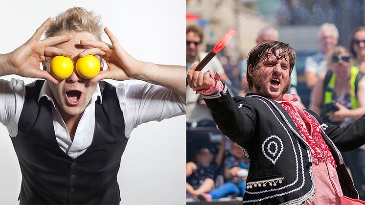 Johan Wellton och Jack Stoddart som Mr Burn