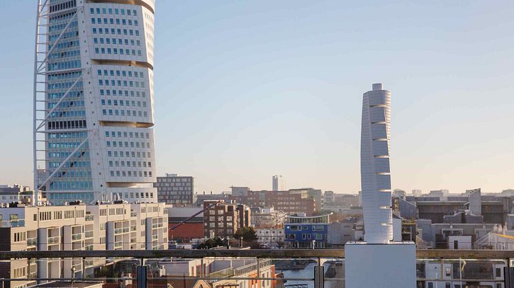 Taktil modell av Turning Torso, foto: Bojana Lukac, Malmö stadsbyggnadskontor