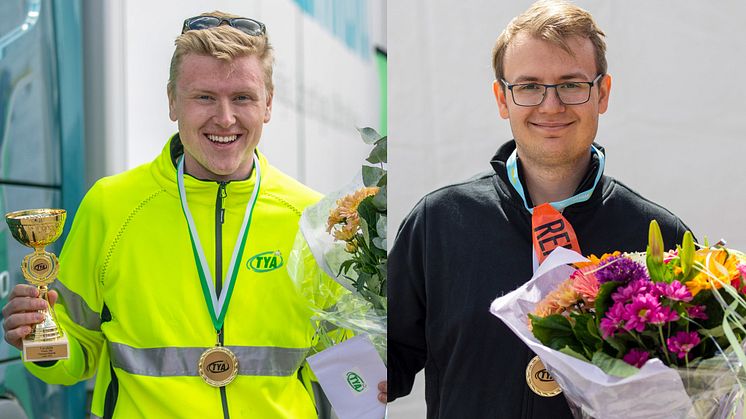 Yrkes-SM: Elis Jakobsson och Fredrik Cederlöw är bäst i Sverige inom lastbil och flygteknik!