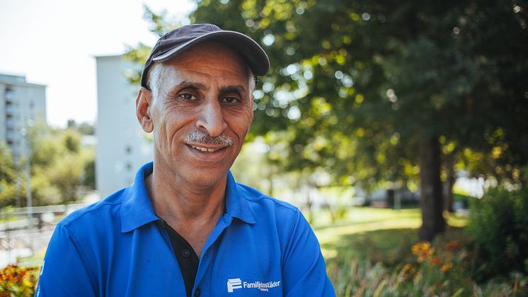 Karim Khudayyir är miljövärd i Bergsjön