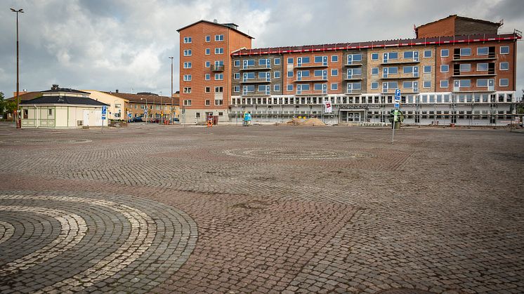 Föreningstorget i Eslöv i dag