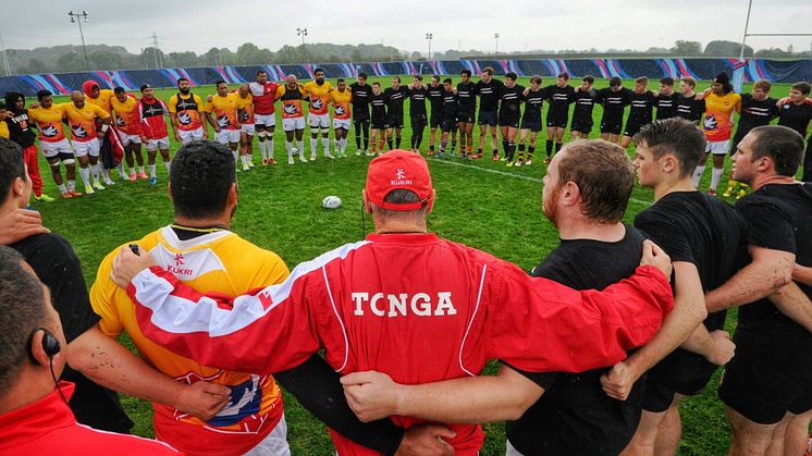 Northumbria students take on Tonga rugby team 