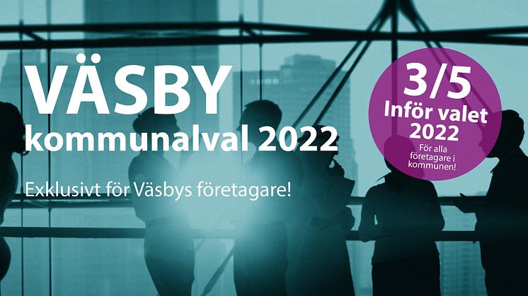 Väsby Promotion bjuder in till panelsamtal inför kommunalvalet 2022