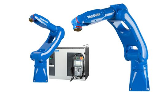 MOTOMAN-GP7, MOTOMAN-GP8 och det nya kompakta styrsystemet, YRC1000.