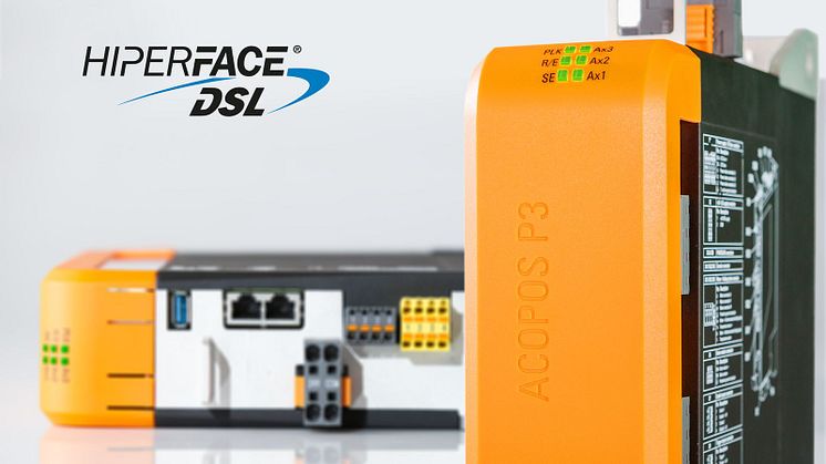 Säkerhetsfunktionerna för B&R ACOPOS P3 servo drive är nu också tillgängliga för motorer med en säker Hiperface DSL-kodare.