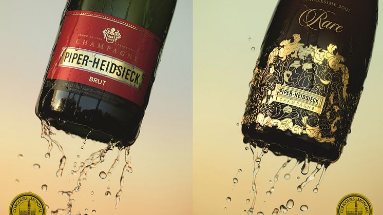 Guld till PIPER HEIDSIECK Cuvée Brut & Rare 2002