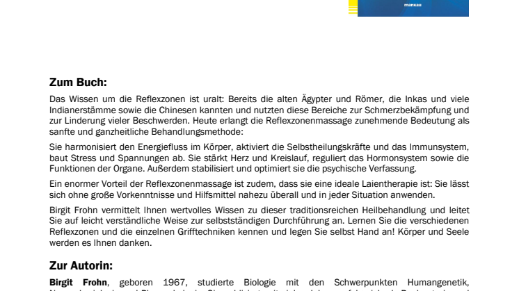 Waschzettel "Reflexzonenmassage"